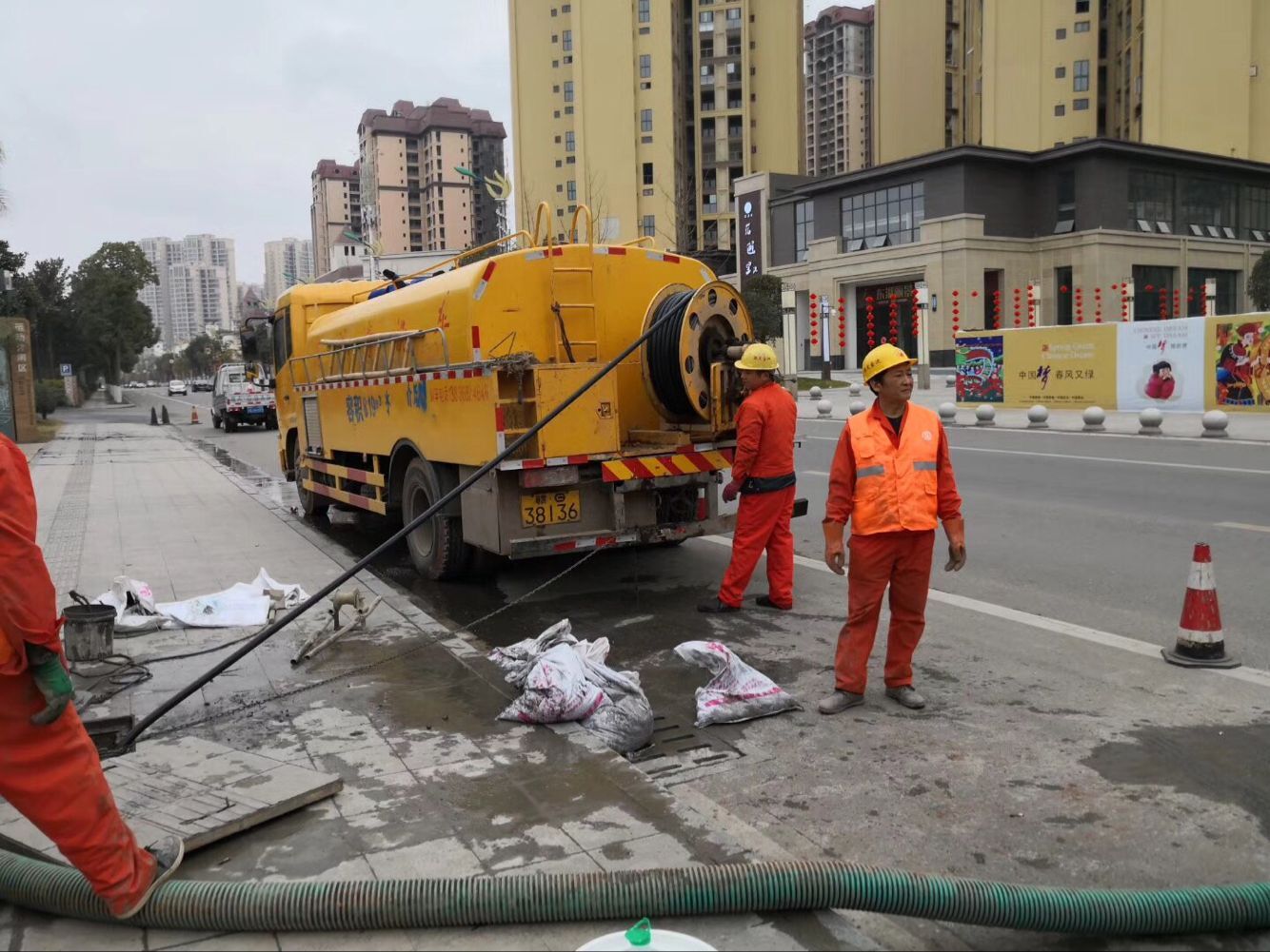 叶县排污管道清淤-管道清洗